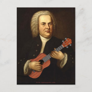 Postal J.S. Bach en Uke