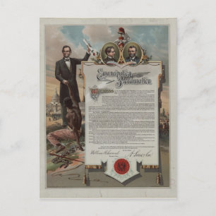 Postal J. S. Smith & Co. copia de la Proclamación de Eman