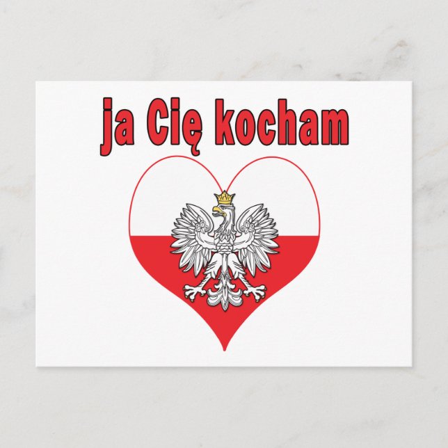 Postal ja Cie kocham Eagle Heart (Anverso)
