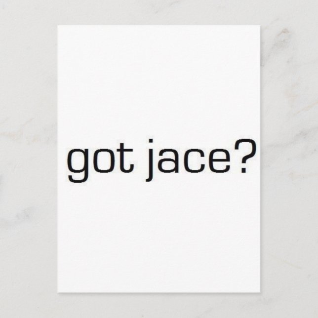 Postal ¿Jace conseguido? (Anverso)