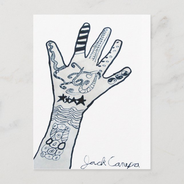 Postal Jack Canepa (Anverso)