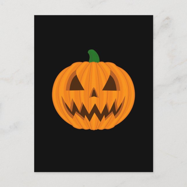 Postal Jack o' lantern (Anverso)