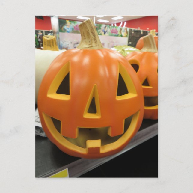 Postal Jack-O-Lantern (Anverso)