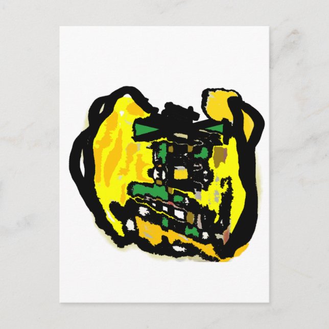 Postal Jack o' lantern Funny (Anverso)
