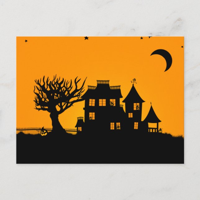 Postal Jack O Lantern Manor (Anverso)