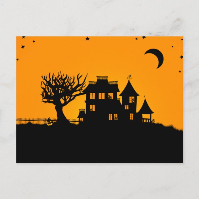 Postal Jack O Lantern Manor (Anverso)