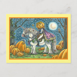 POSTAL JACK O LANTERN PRINCE EN SU MAGIC UNICORN