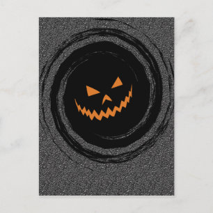 Postal Jack O Lantern Swirl