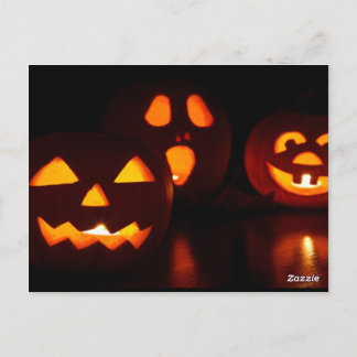 Postal jack o linternas de Halloween
