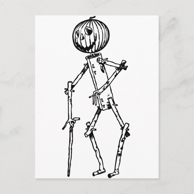 Postal Jack Pumpkinhead (Anverso)