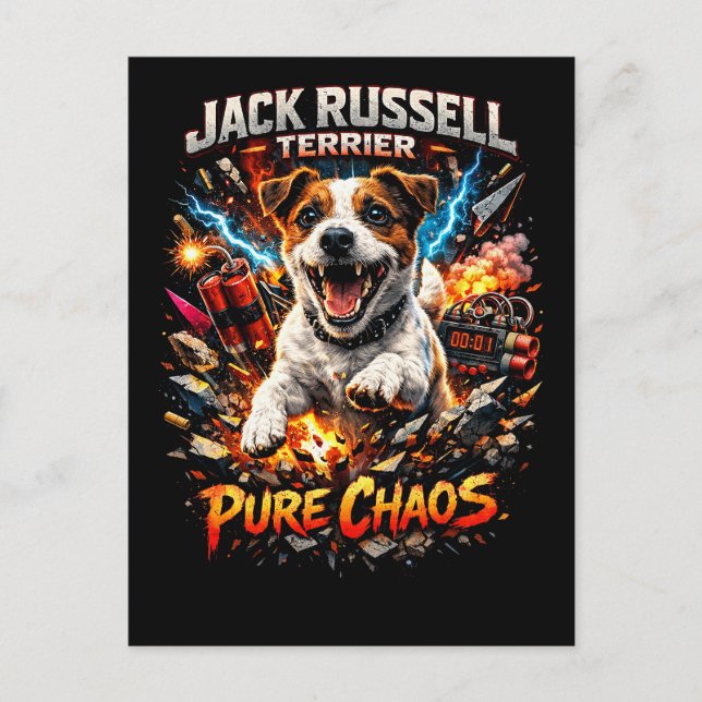 Postal Jack Russell Terrier (Anverso)