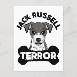 Postal Jack Russell Terror Funny Parsons Terrier Dog