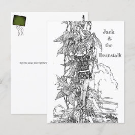 Postal Jack y los cuentos de hadas de Beanstalk