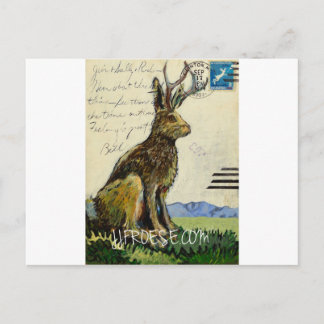 Postal Jackalope #2 por James J. Froese