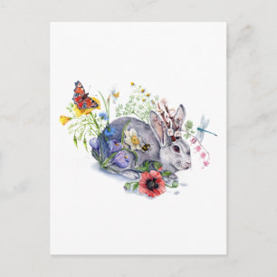 Postal Jackalope de primavera
