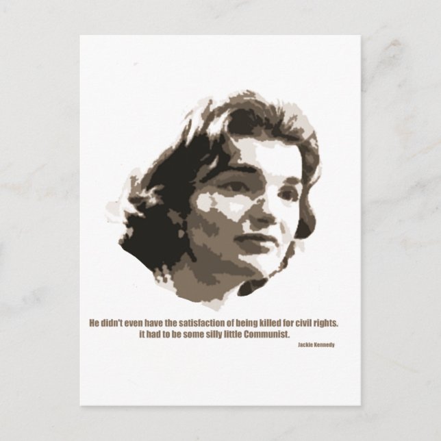 Postal jackie Kennedy (Anverso)