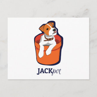 Postal "Jackpot" Jack Russell Terrier