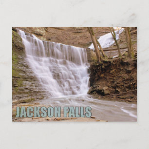 Postal Jackson Falls, Parque Natchez Trace, Postcard