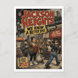 Postal Jackson Heights Queens Nueva York Ciudad Habituale