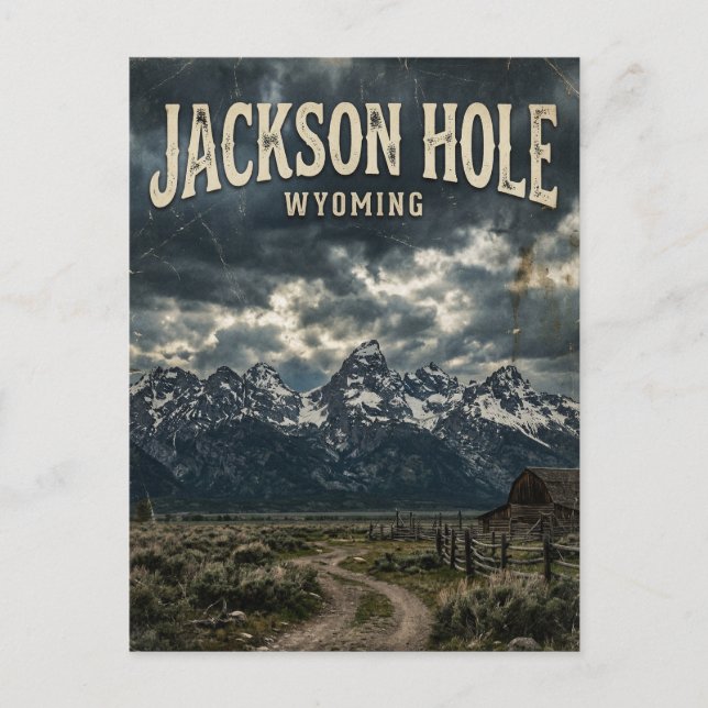 Postal Jackson Hole Wyoming (Anverso)