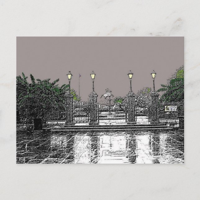 Postal Jackson Square New Orleans (Anverso)