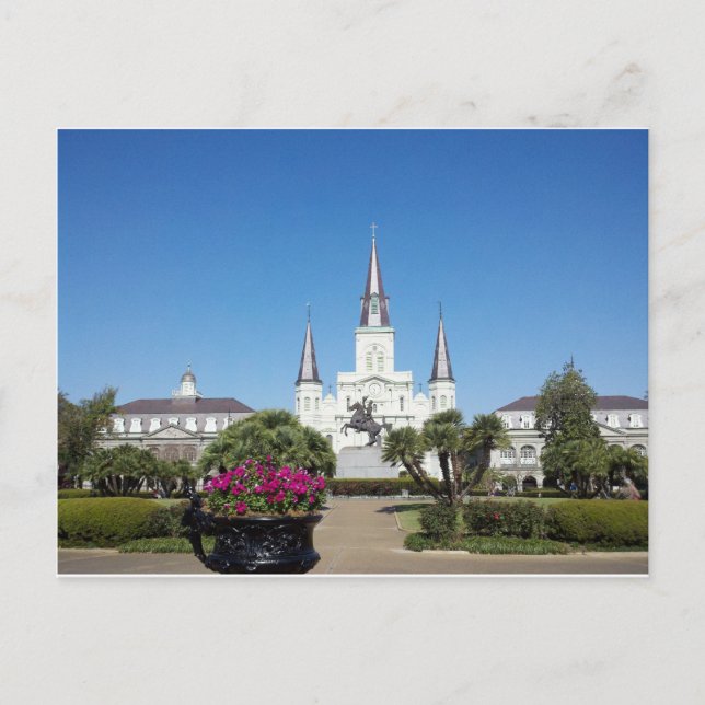 Postal Jackson Square, Nueva Orleans (Anverso)
