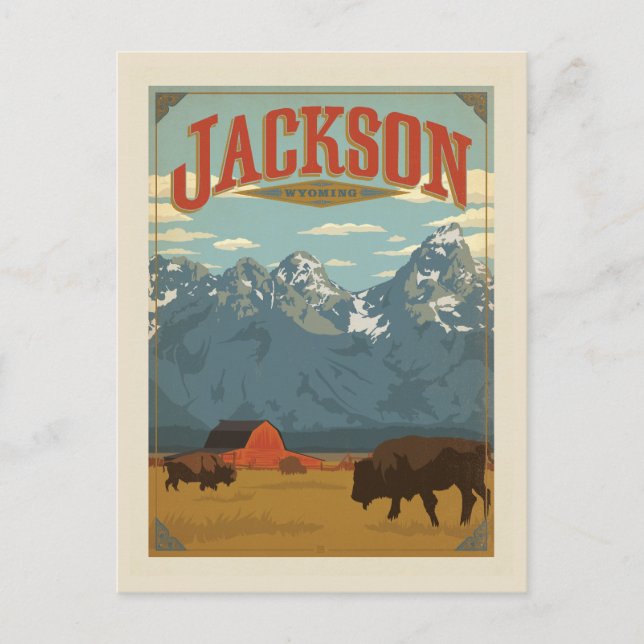 Postal Jackson | Wyoming (Anverso)