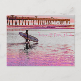 Postal Jacksonville Beach Surfer