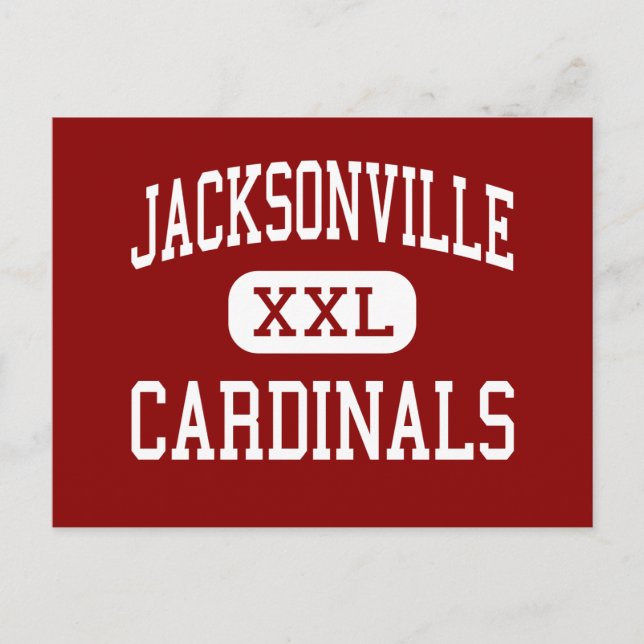 Postal Jacksonville - Cardinales - Alto - Jacksonville (Anverso)
