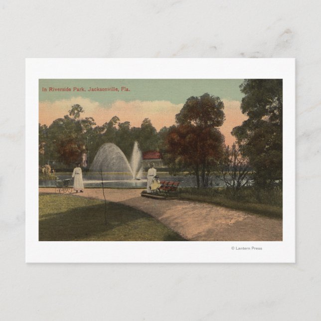 Postal Jacksonville, FL - Vista de Riverside (Anverso)