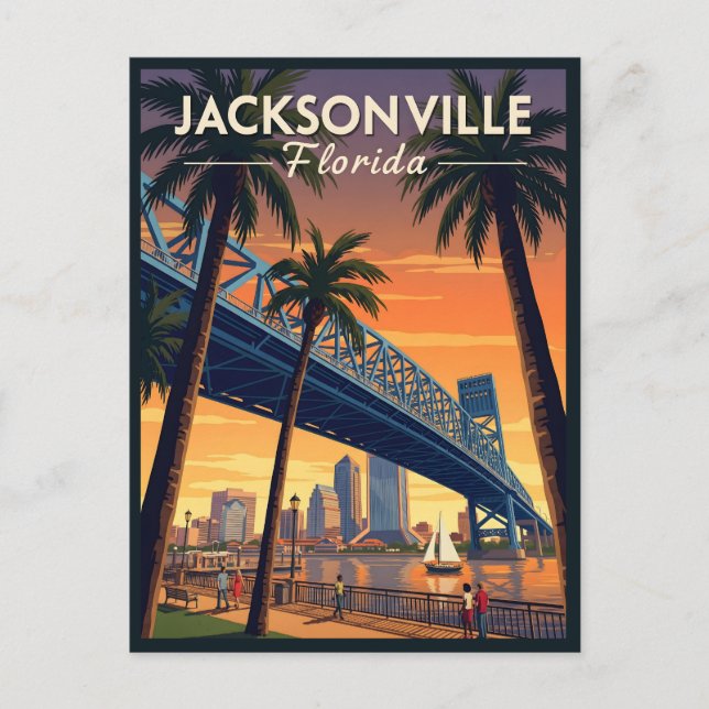 Postal Jacksonville Florida (Anverso)