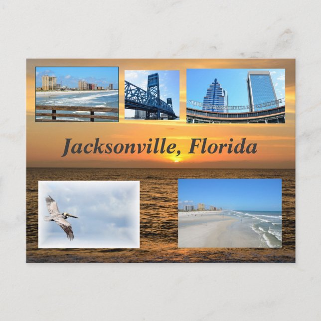 Postal Jacksonville, Florida (Anverso)