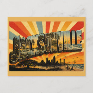 Postal Jacksonville Florida Ciudad del Río Roble Playa Ar