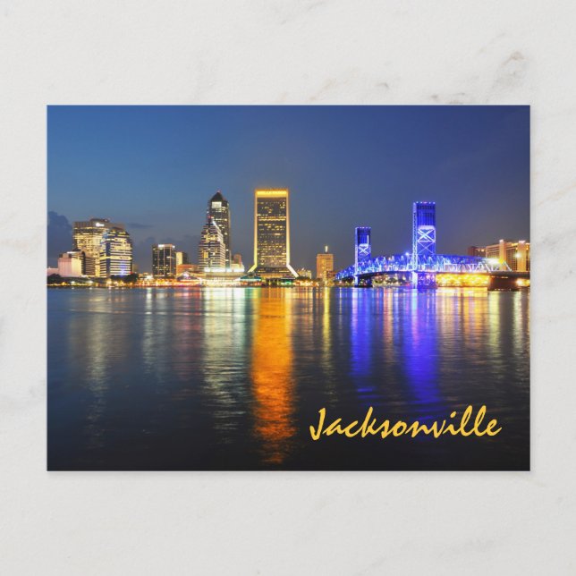 Postal Jacksonville, Florida, EE.UU. (Anverso)