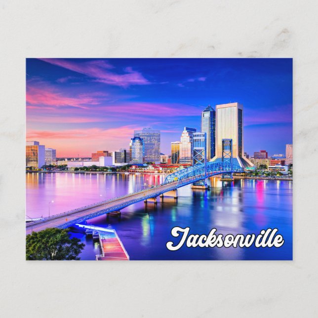 Postal Jacksonville, Florida, Estados Unidos (Anverso)
