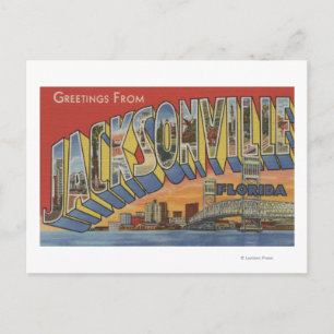 Postal Jacksonville, Florida - Grandes Escenas de letras
