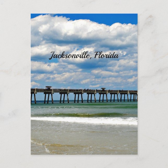 Postal Jacksonville, Florida Pier (Anverso)