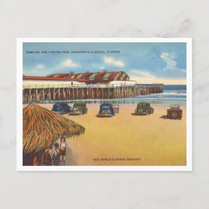 Postal Jacksonville Florida Vintage 1940