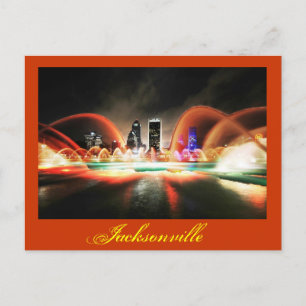 Postal Jacksonville, Florida y la Fuente de la Amistad