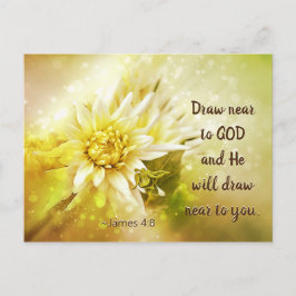 Postal Jacobo 4:8 Acércate a Dios, se acercará a ti