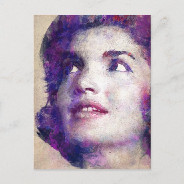 Postal Jacqueline Kennedy Onassis (Anverso)