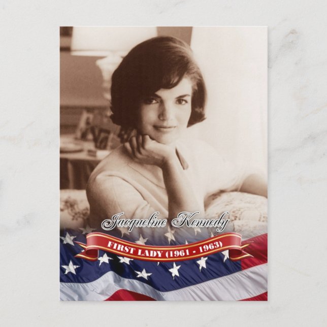 Postal Jacqueline Kennedy, Primera Dama de los Estados Un (Anverso)