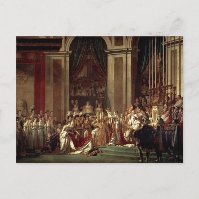 Postal Jacques David-Consecration & Coronation (Anverso)