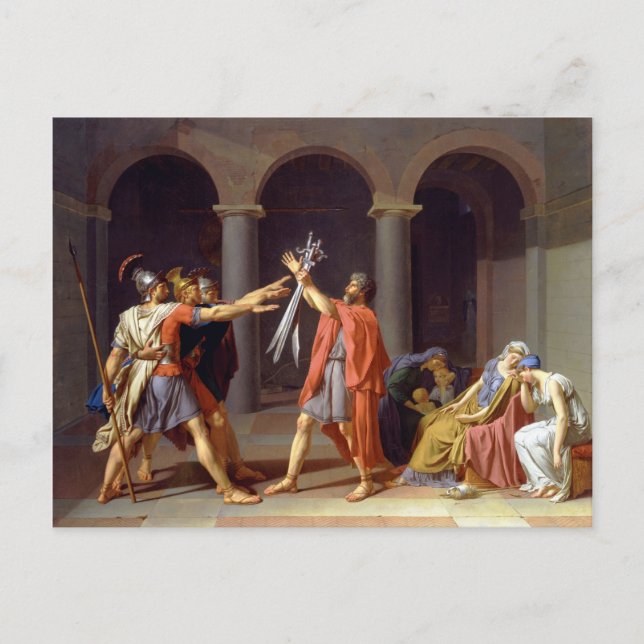Postal Jacques-Louis David Art (Anverso)