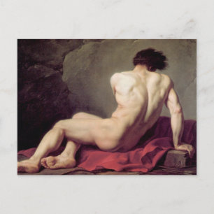 Postal Jacques-Louis David - Patroclo
