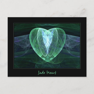 Postal Jade Heart