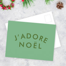 J'adore Noel | Nochebuena Minimalista moderna de a