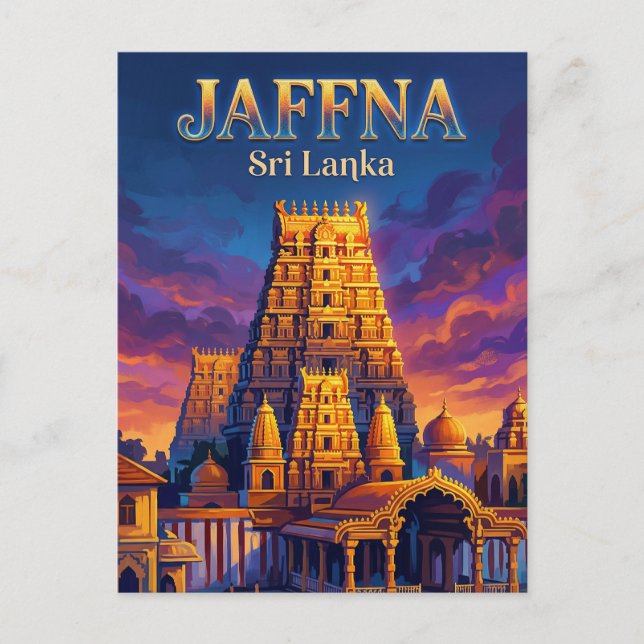 Postal Jaffna Sri Lanka (Anverso)