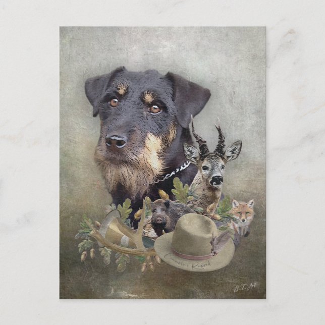 Postal Jagdterrier (Anverso)