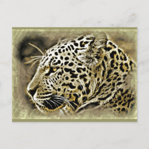 Postal Jaguar Closeup